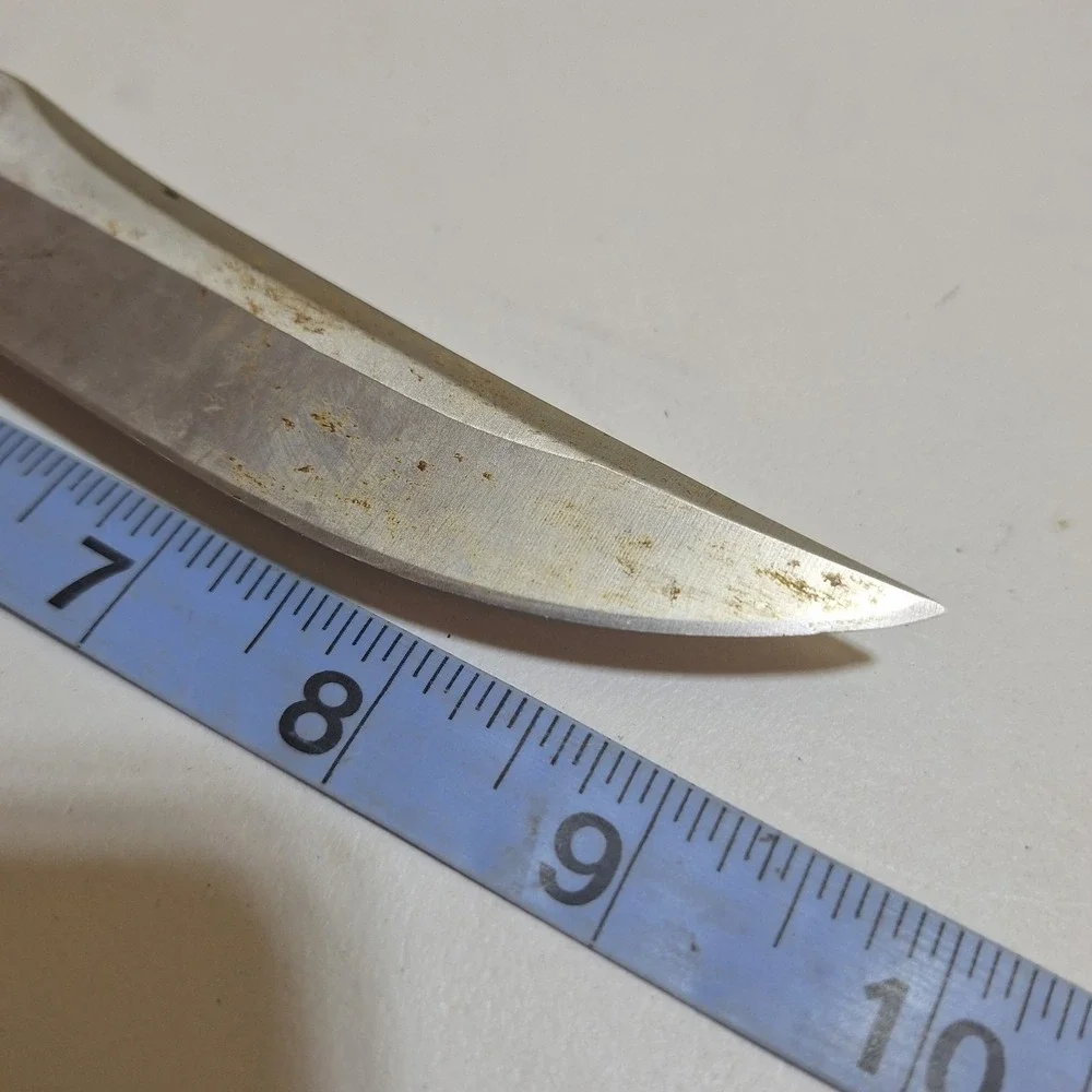 Ridge Runner RR435 Fixed Blade Hunting Knife Faux Stag Handle Stainless Steel